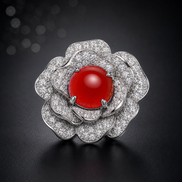 胸針→翡翠 